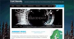 Desktop Screenshot of ambientmusicconference.com
