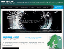 Tablet Screenshot of ambientmusicconference.com